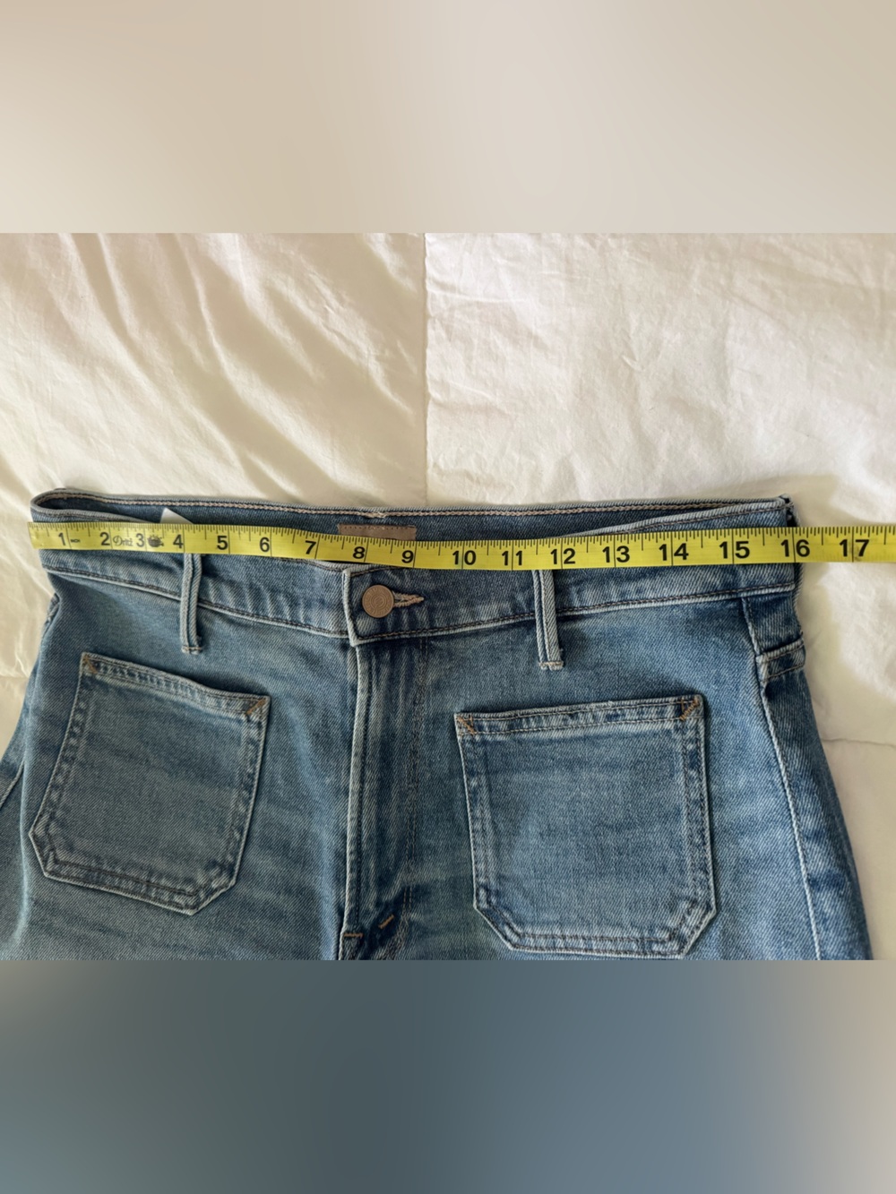 Mother Patch Pocket Mid Rise Maven Ankle in Avant Gardener Size 30 - Picture 11 of 12